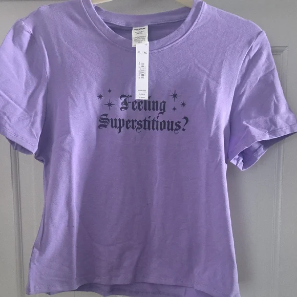 PINK Victoria's Secret Lavender Graphic Tee - Picture 1 of 4